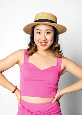 Ribbed Azalea Pink | Original Latter-Back Top