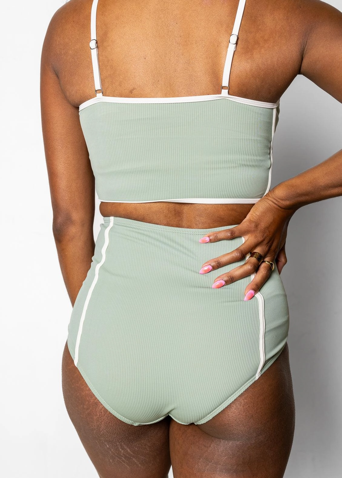 Ribbed Sage | Lined Up Bottoms