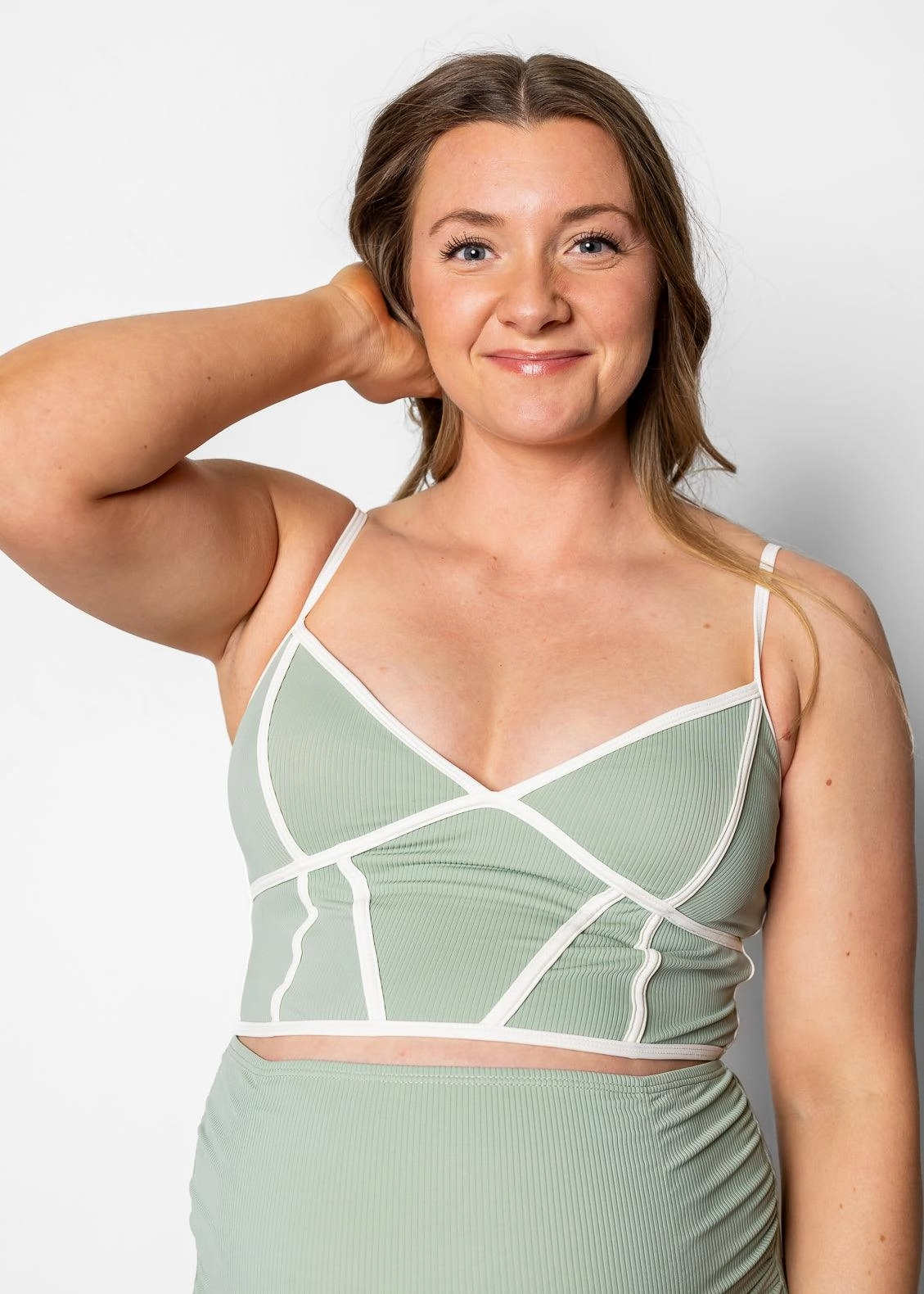 Ribbed Sage | Maternity Bottoms