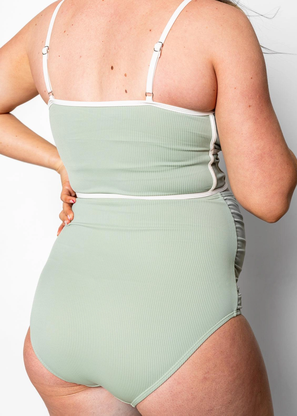 Ribbed Sage | Maternity Bottoms