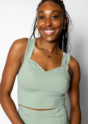 Ribbed Sage | Ripple Top