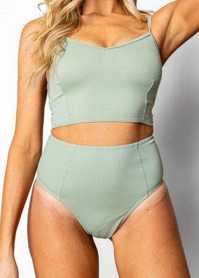 Ribbed Sage | Up High Bottoms
