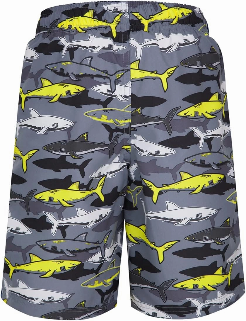 Rokka&Rolla Boys' Swim Trunks UPF 50  Quick Dry Bathing Suit Swimwear Beach Shorts with Mesh Lining