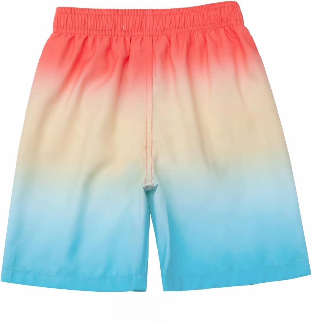 Rokka&Rolla Boys Swim Trunks Toddler Quick Dry UPF 50  Beach Shorts Little Kids Bathing Suit Swimwear (2T-5T)