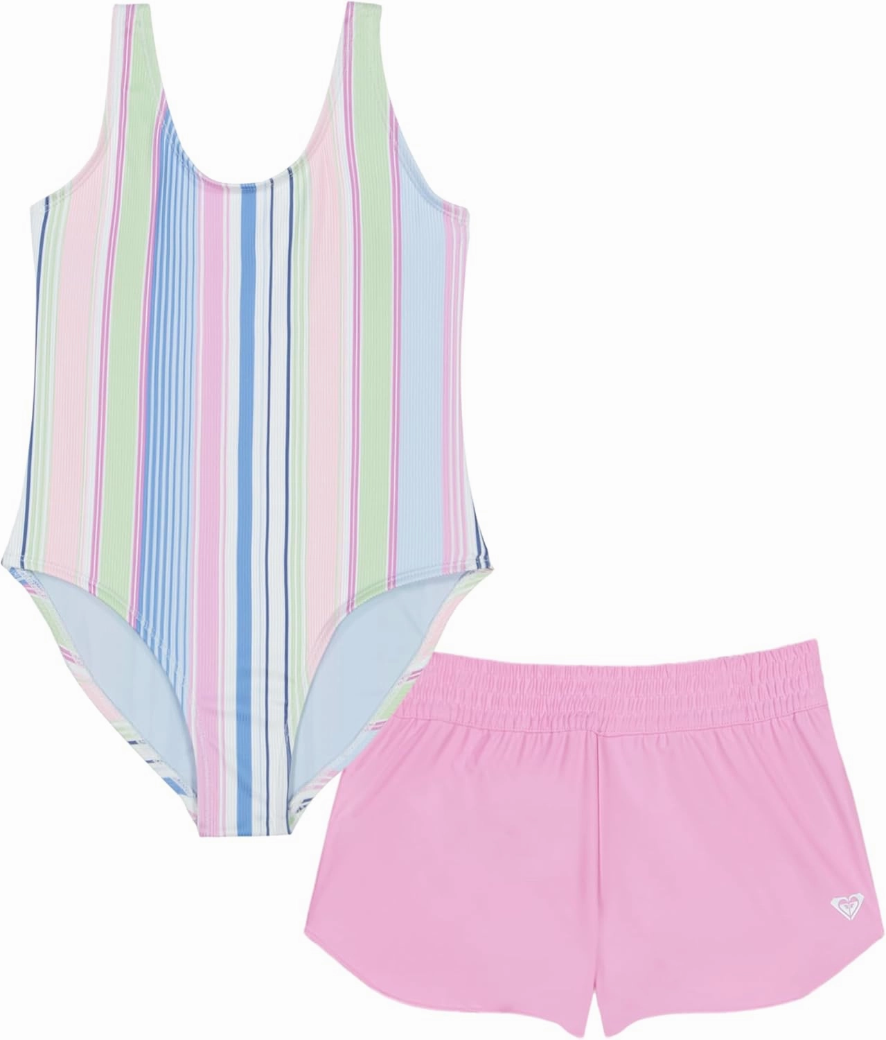 Roxy Girls' One-Piece Swimsuit with UPF 50  Sun Protection, Quick Drying Bathing Suit
