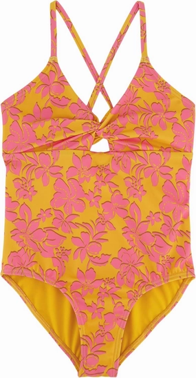 Roxy Girls' One-Piece Swimsuit with UPF 50  Sun Protection, Quick Drying Bathing Suit