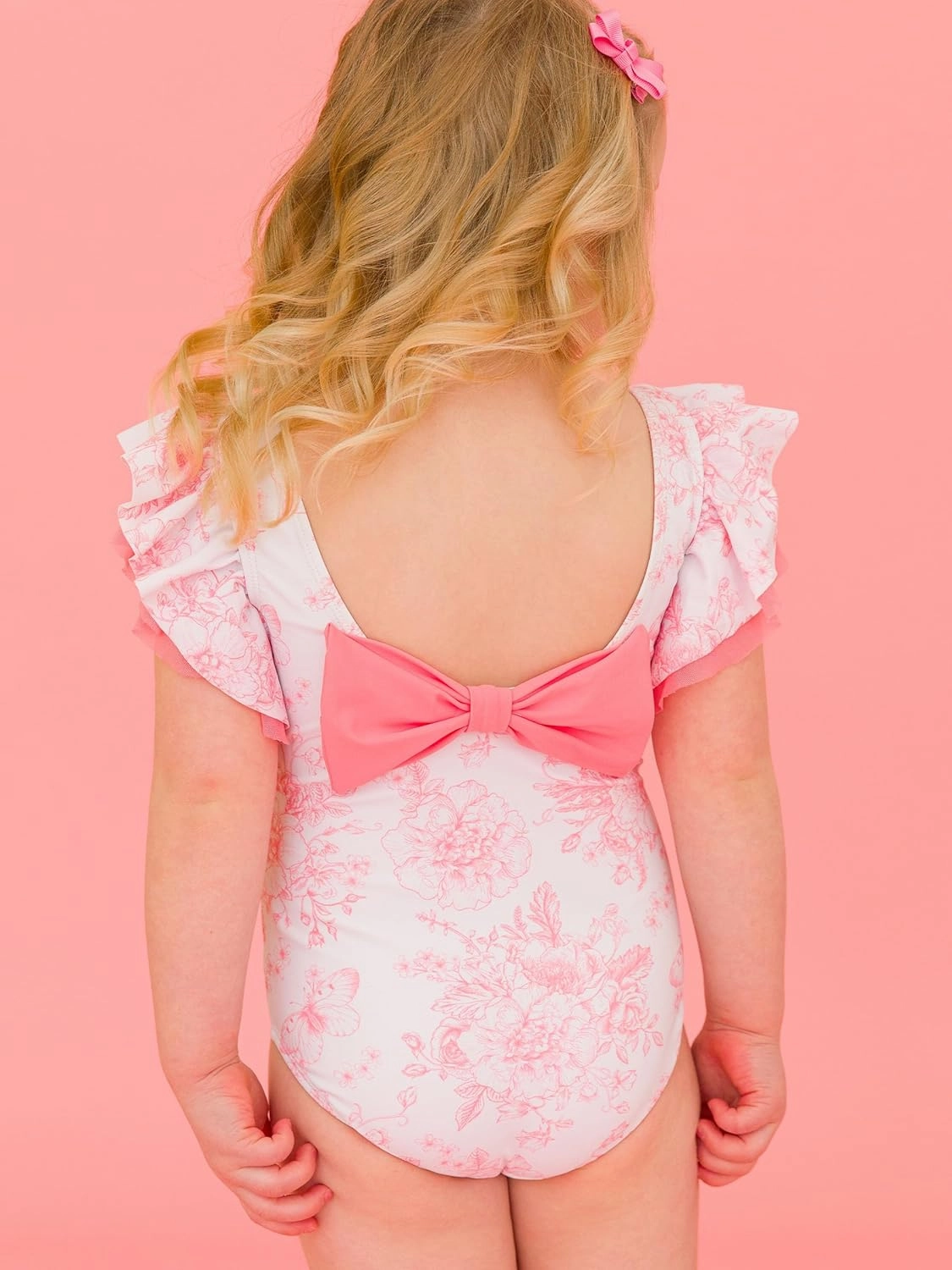 RuffleButts? Baby/Toddler Girls Ruffle Strap One Piece Swimsuit w/UPF 50  Sun Protection