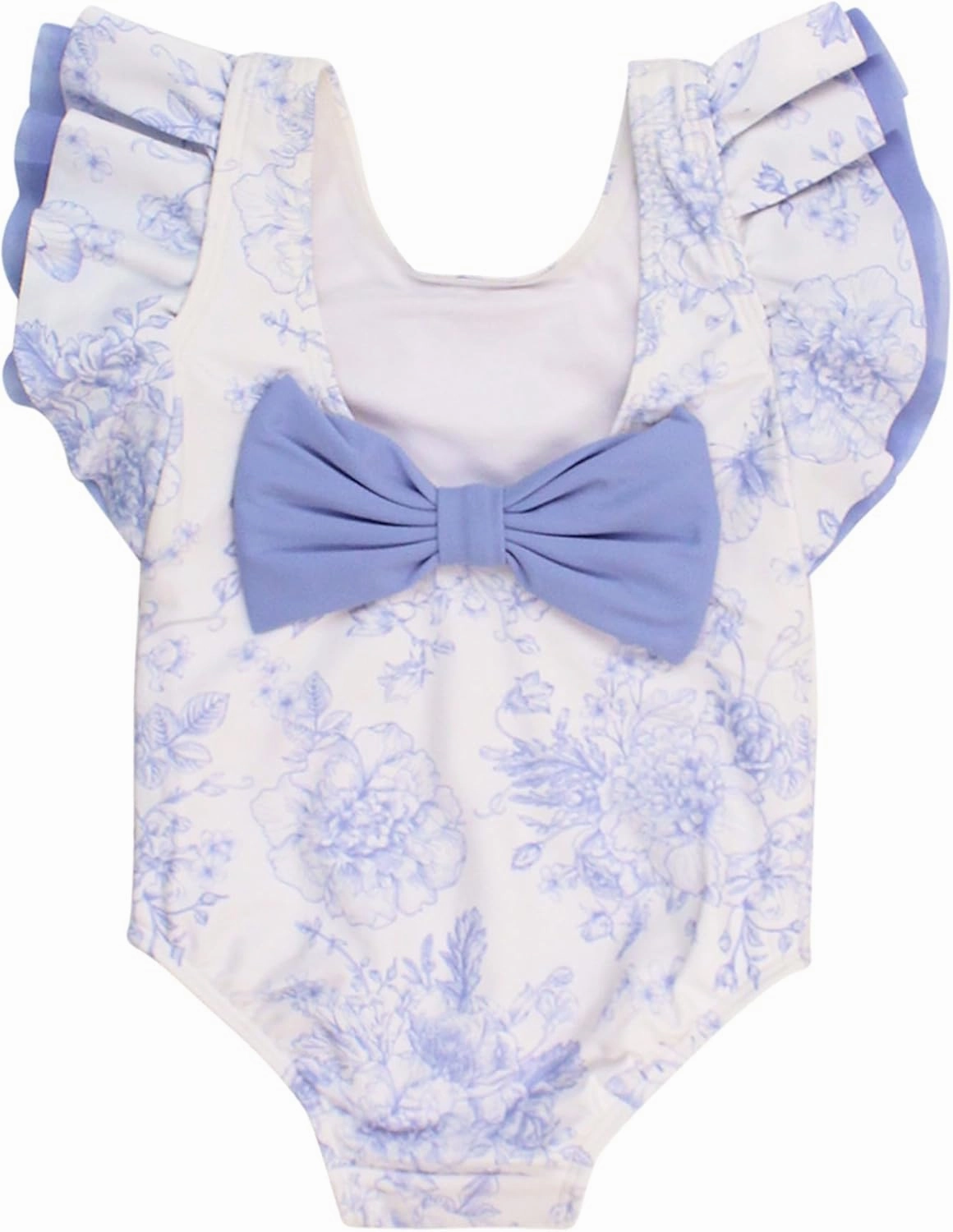 RuffleButts? Baby/Toddler Girls Ruffle Strap One Piece Swimsuit w/UPF 50  Sun Protection
