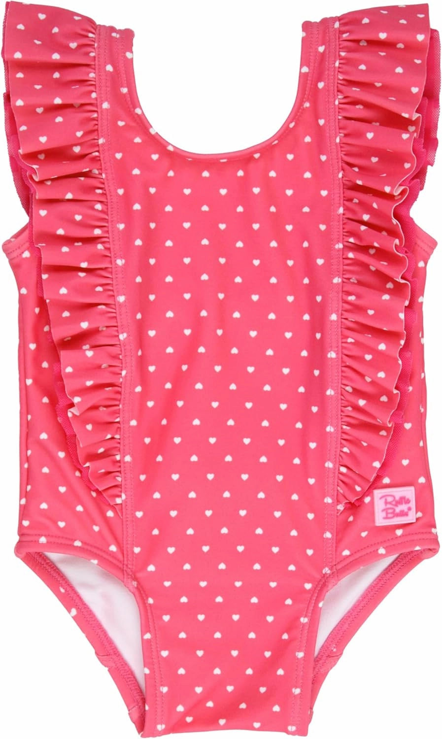 RuffleButts? Baby/Toddler Girls Ruffle Strap One Piece Swimsuit w/UPF 50  Sun Protection
