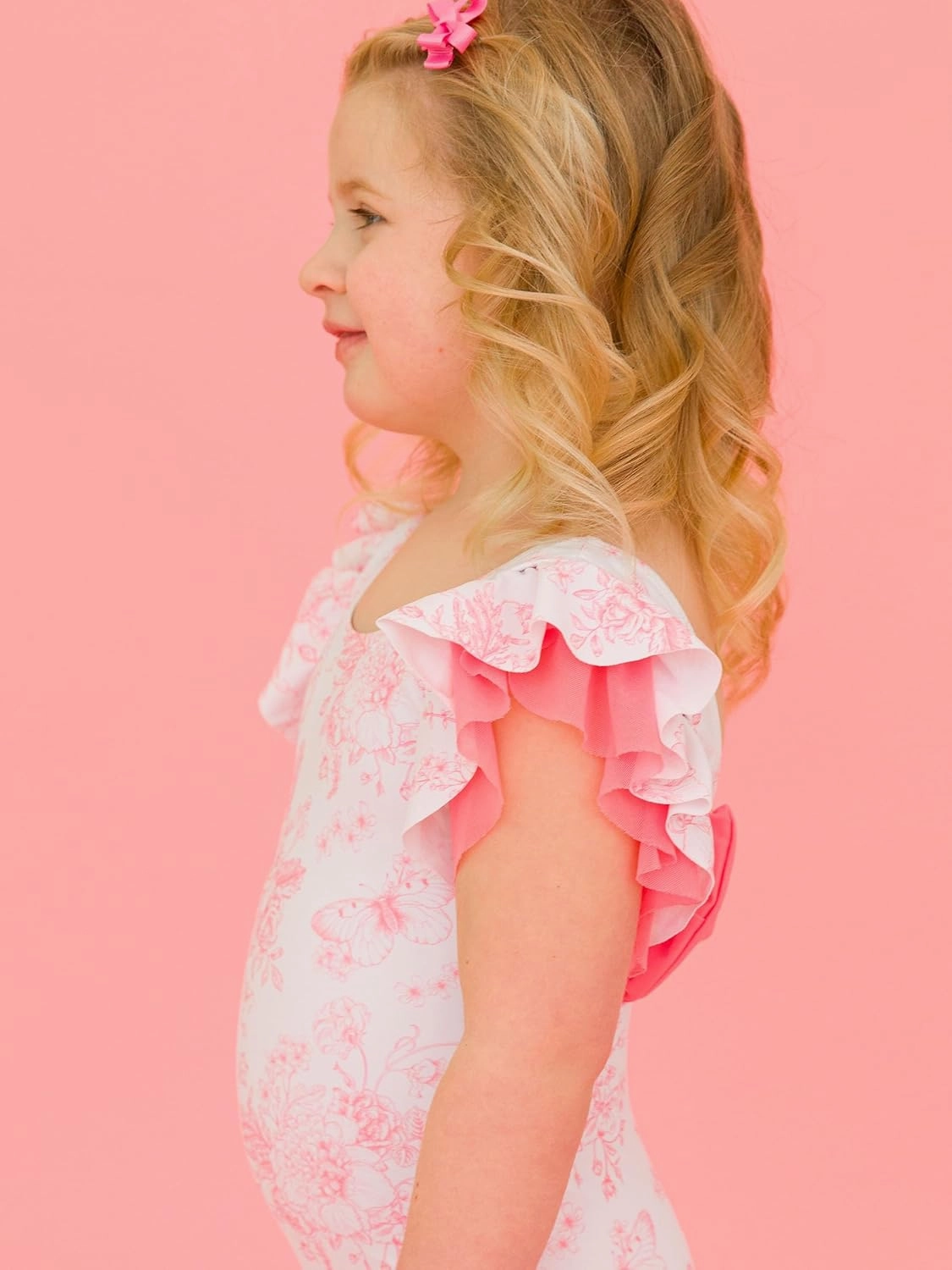 RuffleButts? Baby/Toddler Girls Ruffle Strap One Piece Swimsuit w/UPF 50  Sun Protection