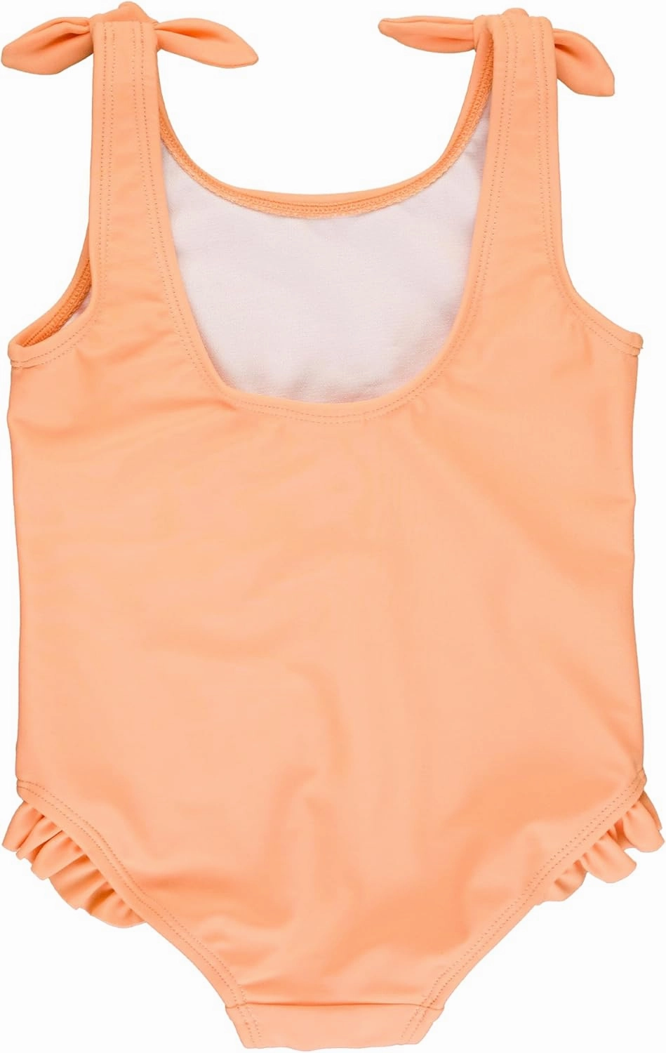 RuffleButts Girls UPF50  Sun Protection Tie Shoulder/Cross Back One Piece Swimsuit