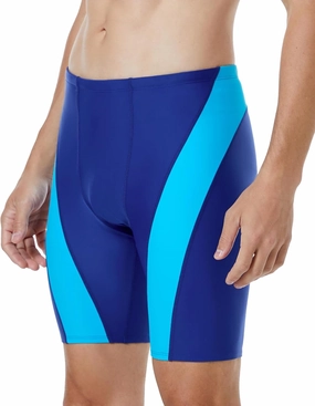 Runhit Men's Swim Jammers Competitive Swim Racing Team Swimsuit Quick Dry Athletic Swimming Shorts UPF 50 