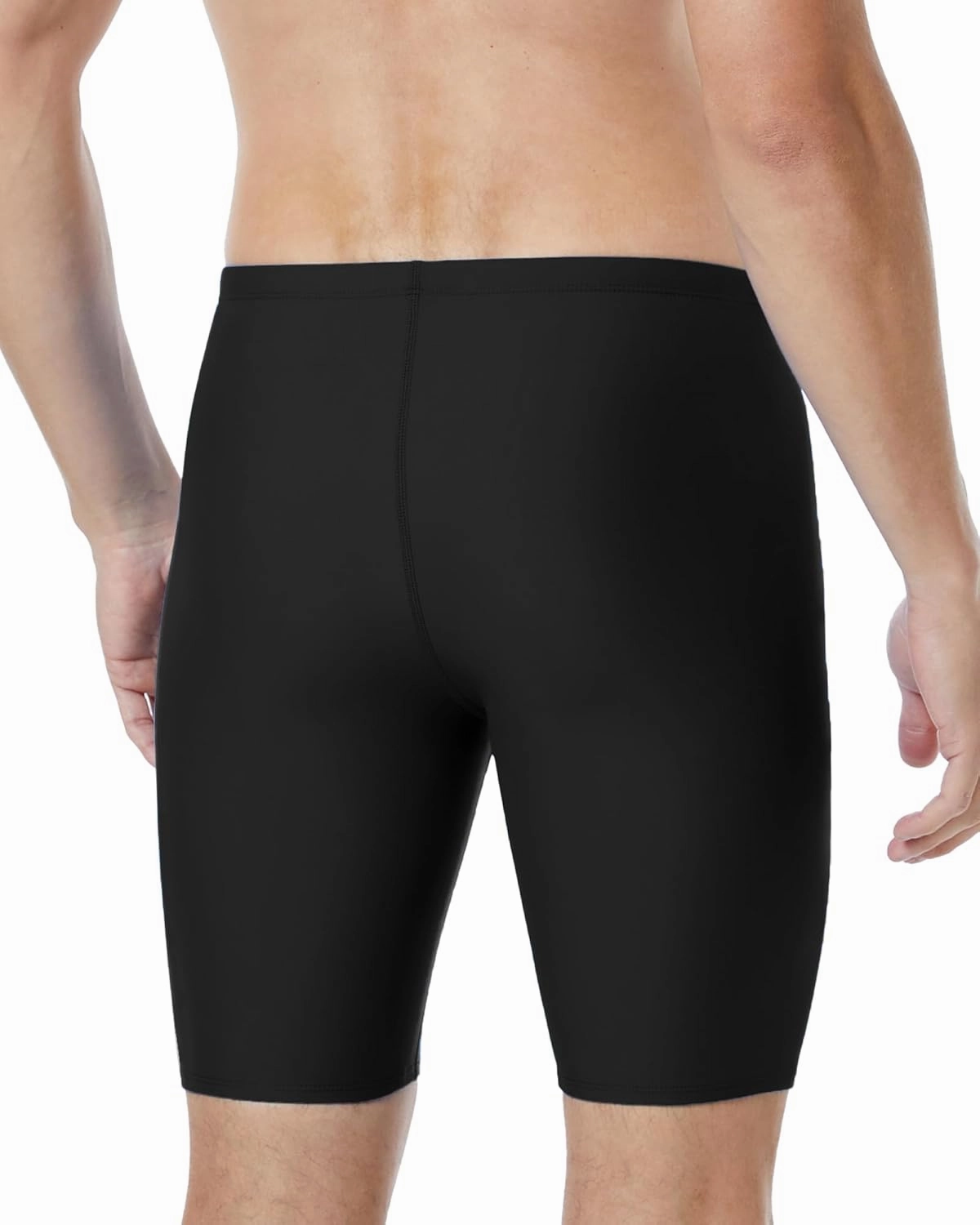 Runhit Men's Swim Jammers Competitive Swim Racing Team Swimsuit Quick Dry Athletic Swimming Shorts UPF 50 
