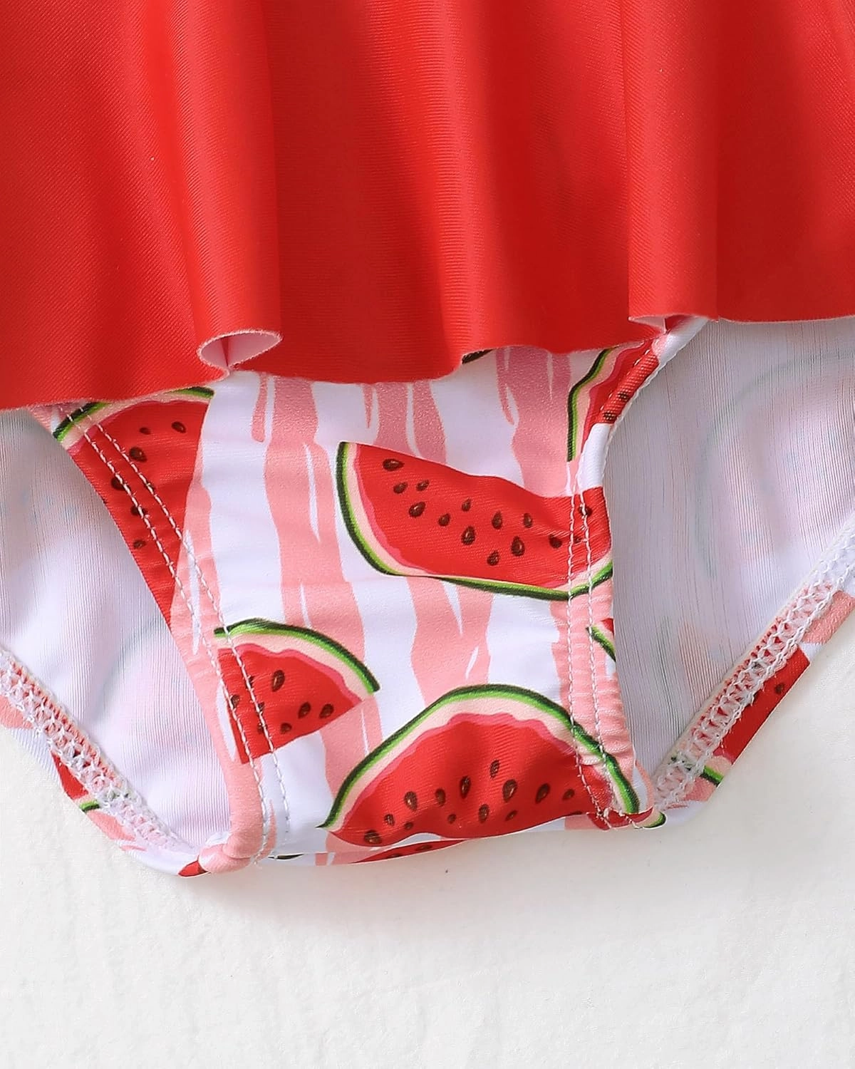 Saeaby Toddler Baby Girl Swimsuit One Piece Swimsuit Ruffle Adjustable Straps Girls' Swimwear Bathing Suits for Girls