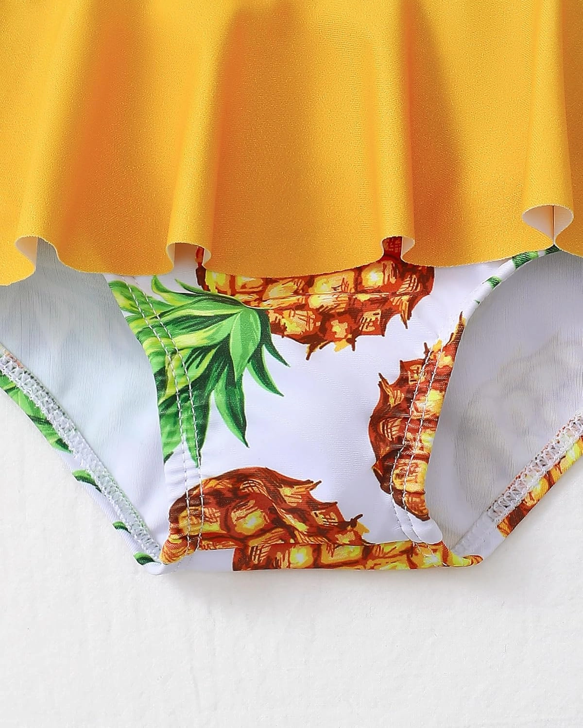 Saeaby Toddler Baby Girl Swimsuit One Piece Swimsuit Ruffle Adjustable Straps Girls' Swimwear Bathing Suits for Girls