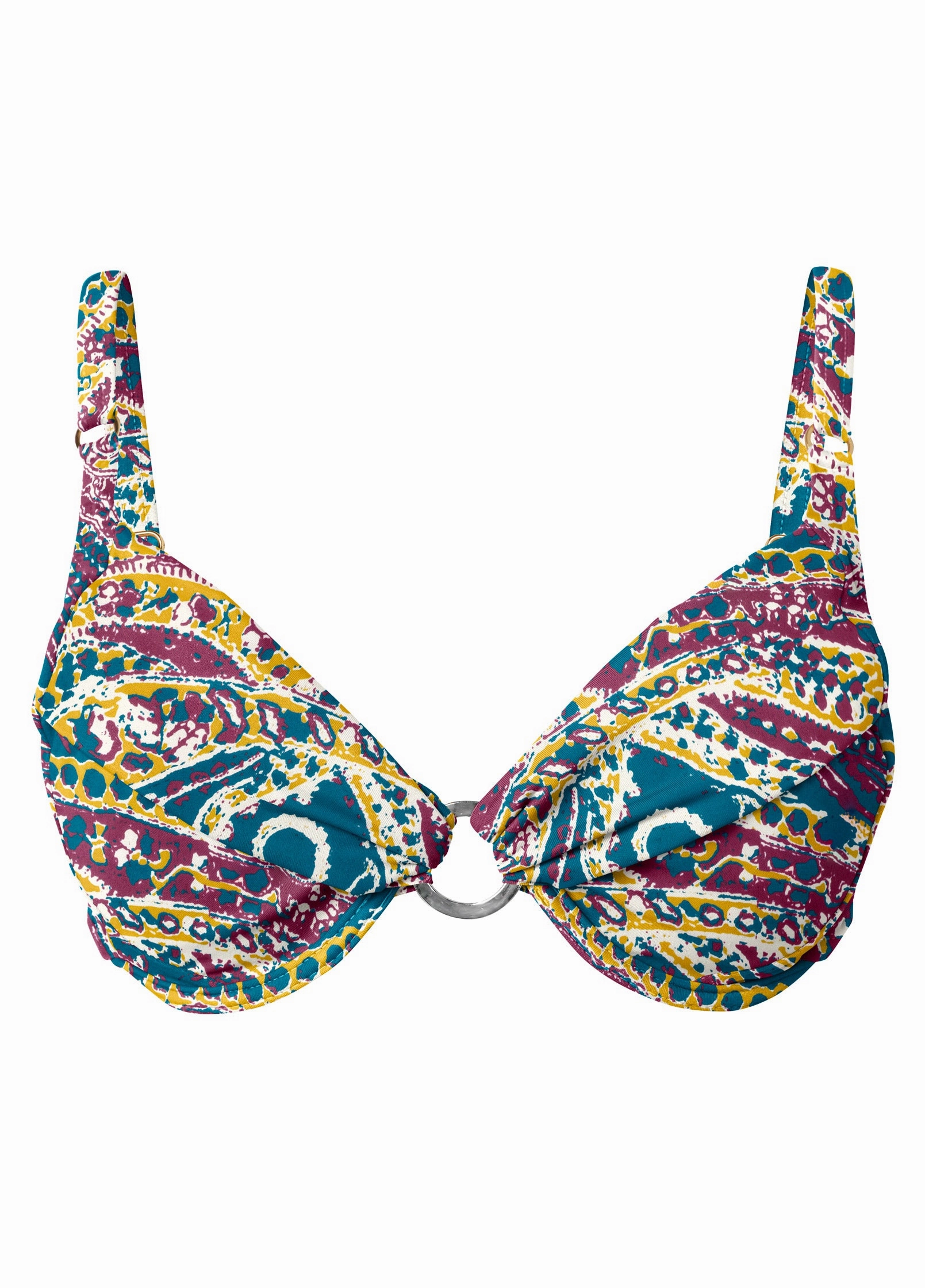 Sally Underwire Ring Top - Gypsy Paisley