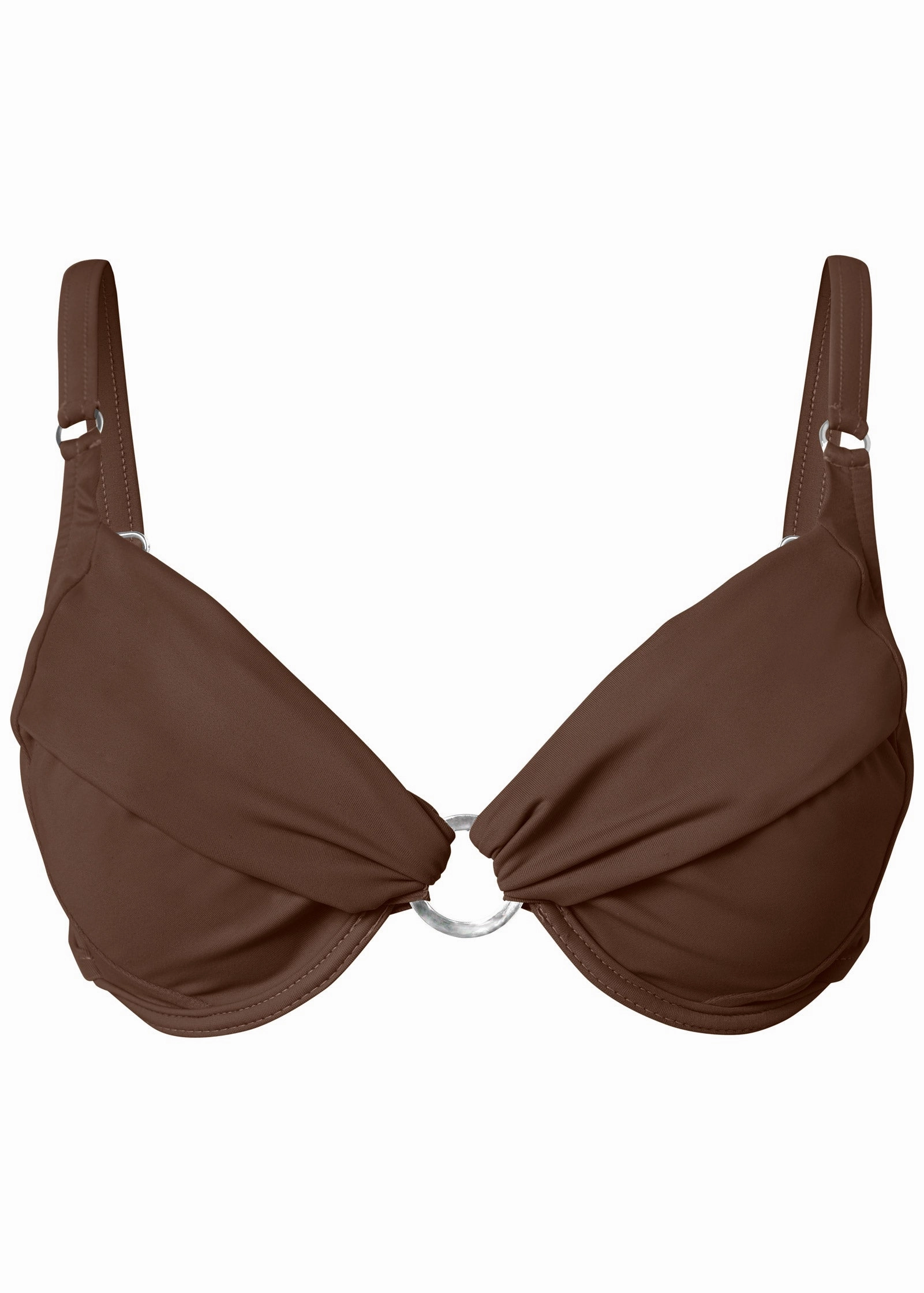 Sally Underwire Ring Top - Mocha