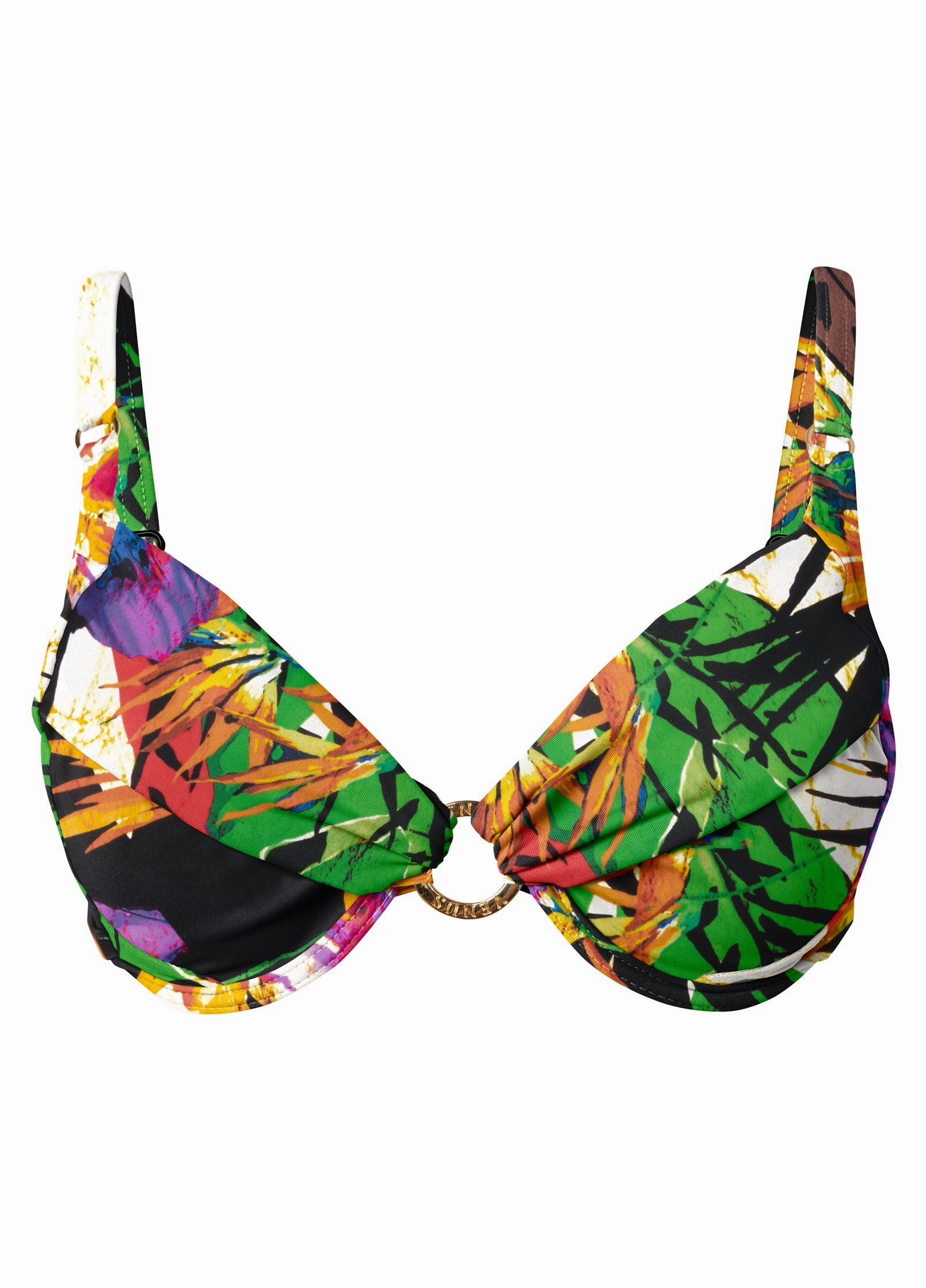 Sally Underwire Ring Top - Wild Tropics