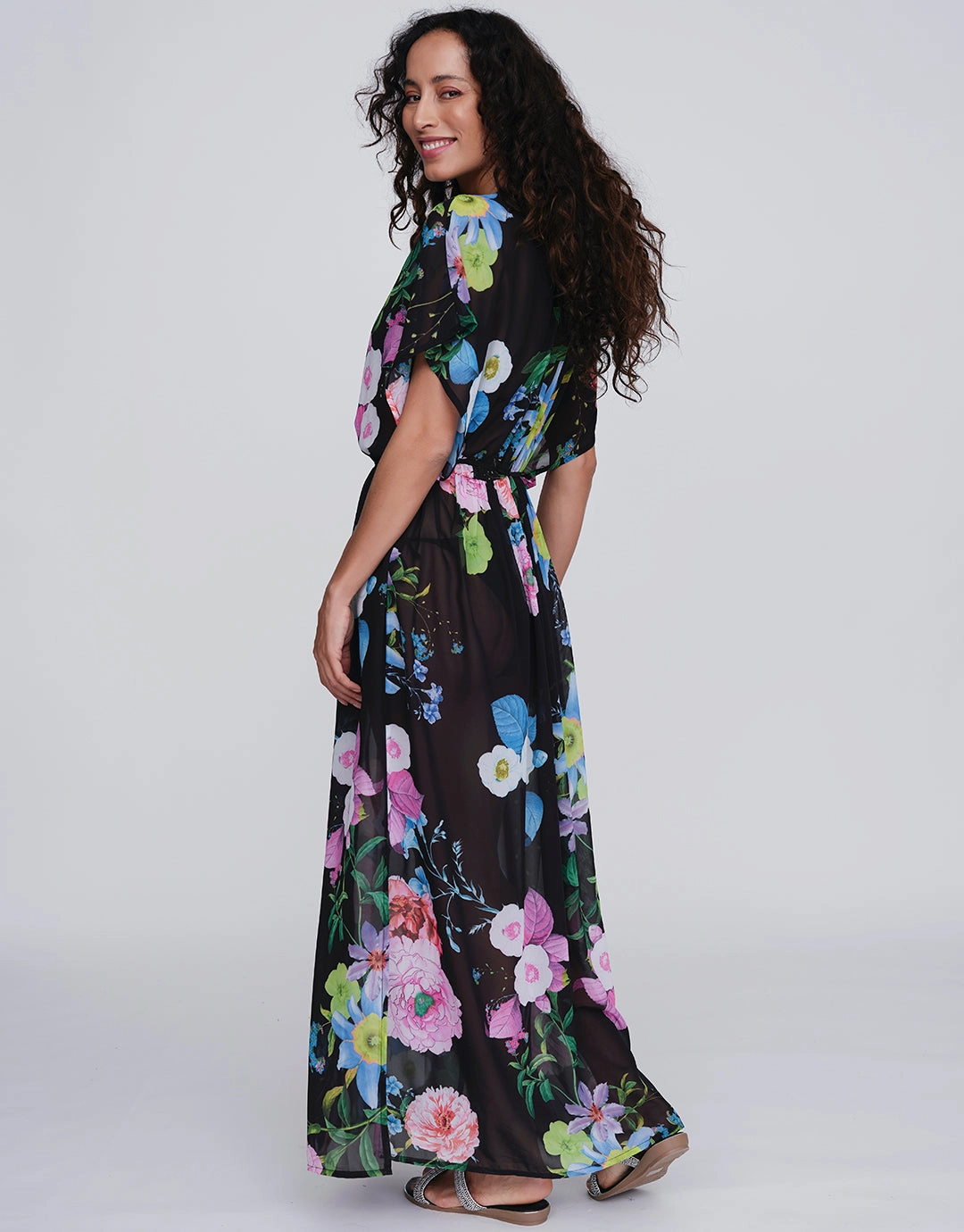 Samba Maxi Cover Up - Black