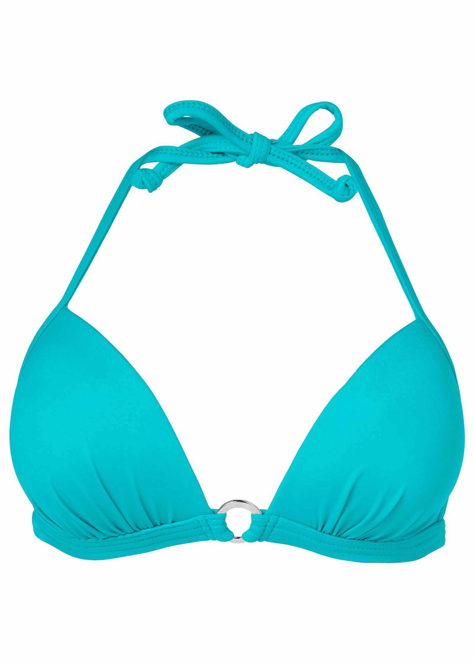 Santa Cruz Push-Up Triangle Top - Aqua Reef
