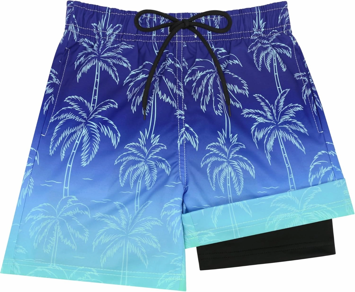 Sarfel Boys Swim Trunks with Compression Liner Kids Swimsuits Boys Bathing Suit Kids Board Shorts Teen Boy Quick Dry Shorts