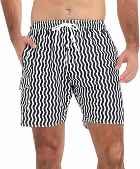 Scotamalone Mens Swim Trunks Swimming Shorts Swimwear Bathing Suits Quick Dry 7 Inch with Mesh Lining