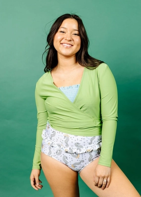 Sea-Haw | Mid-Ruffle Bottoms