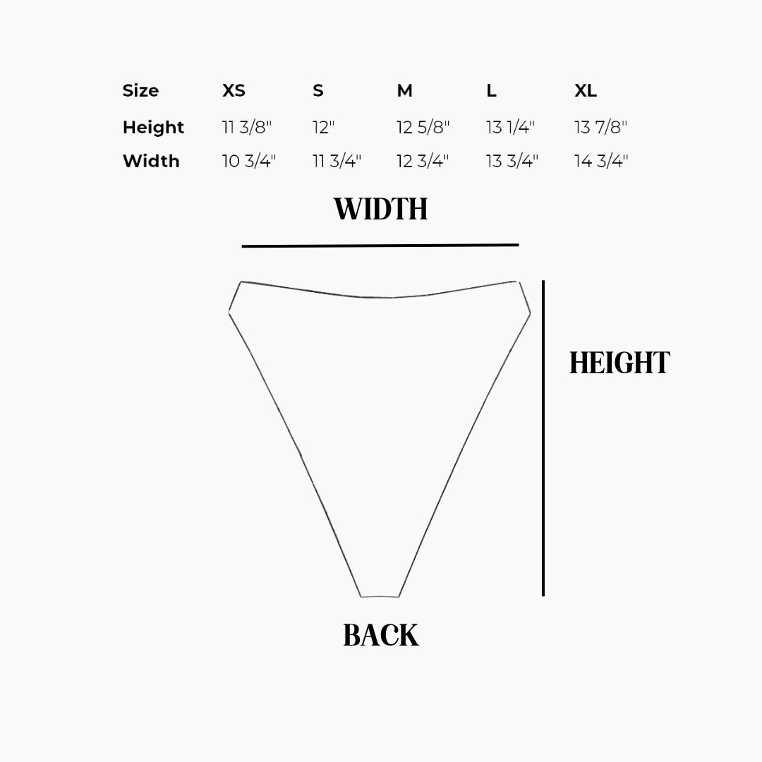 Seashore Cheeky High Waisted Bikini Bottom