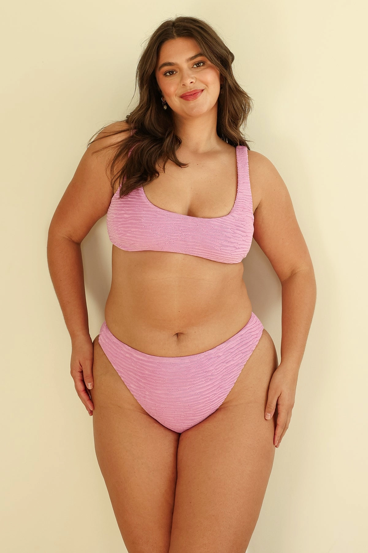 Seashore High Waist Cheeky Bikini Bottom
