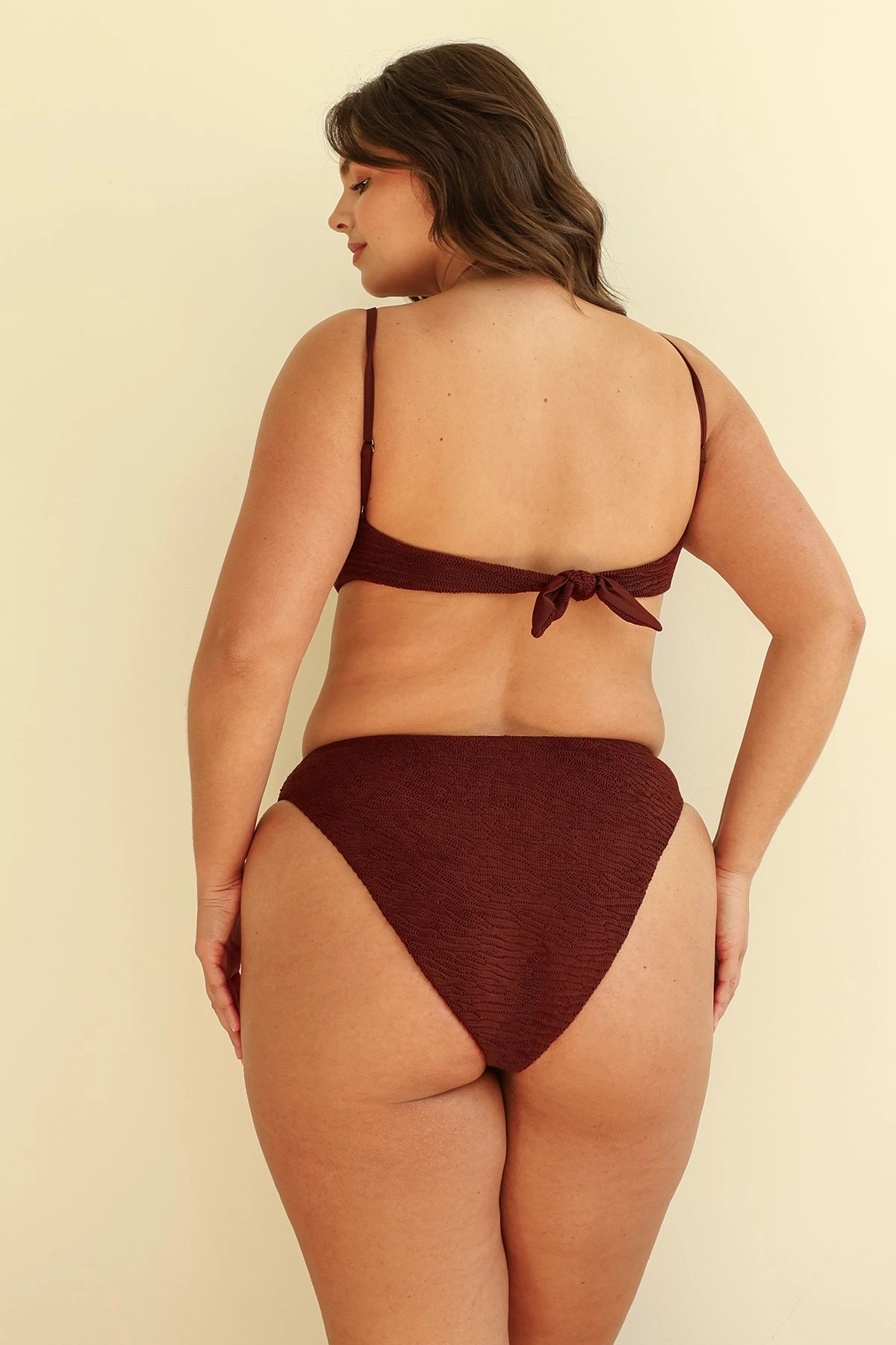 Seashore High Waist Cheeky Bikini Bottom