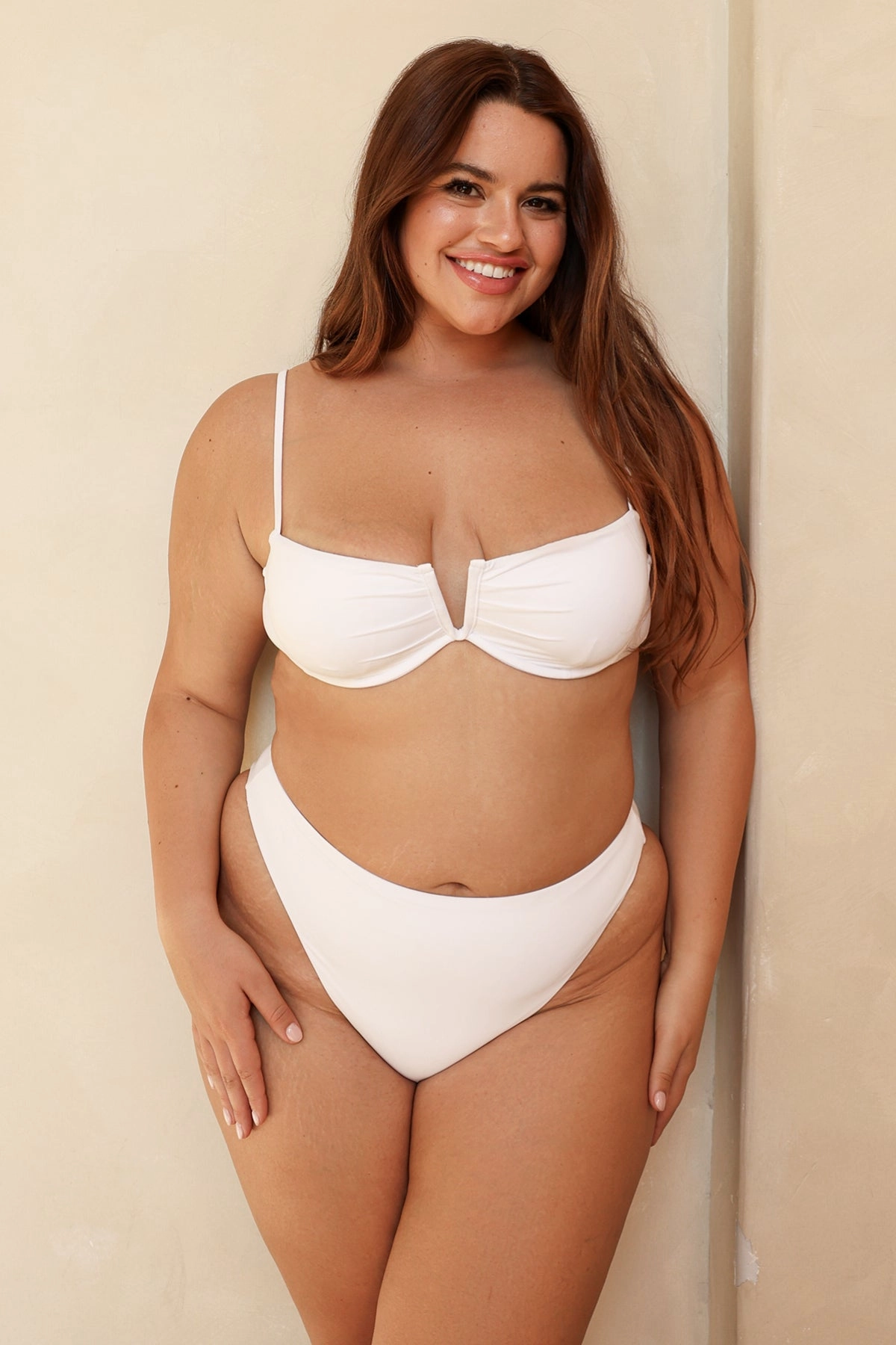 Seashore High Waist Cheeky Bikini Bottom