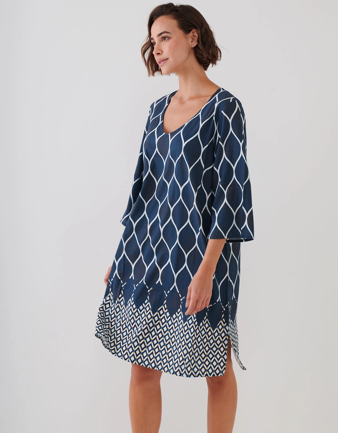 Seaside Dining Tunic - Wave Cream
