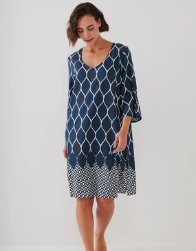 Seaside Dining Tunic - Wave Cream