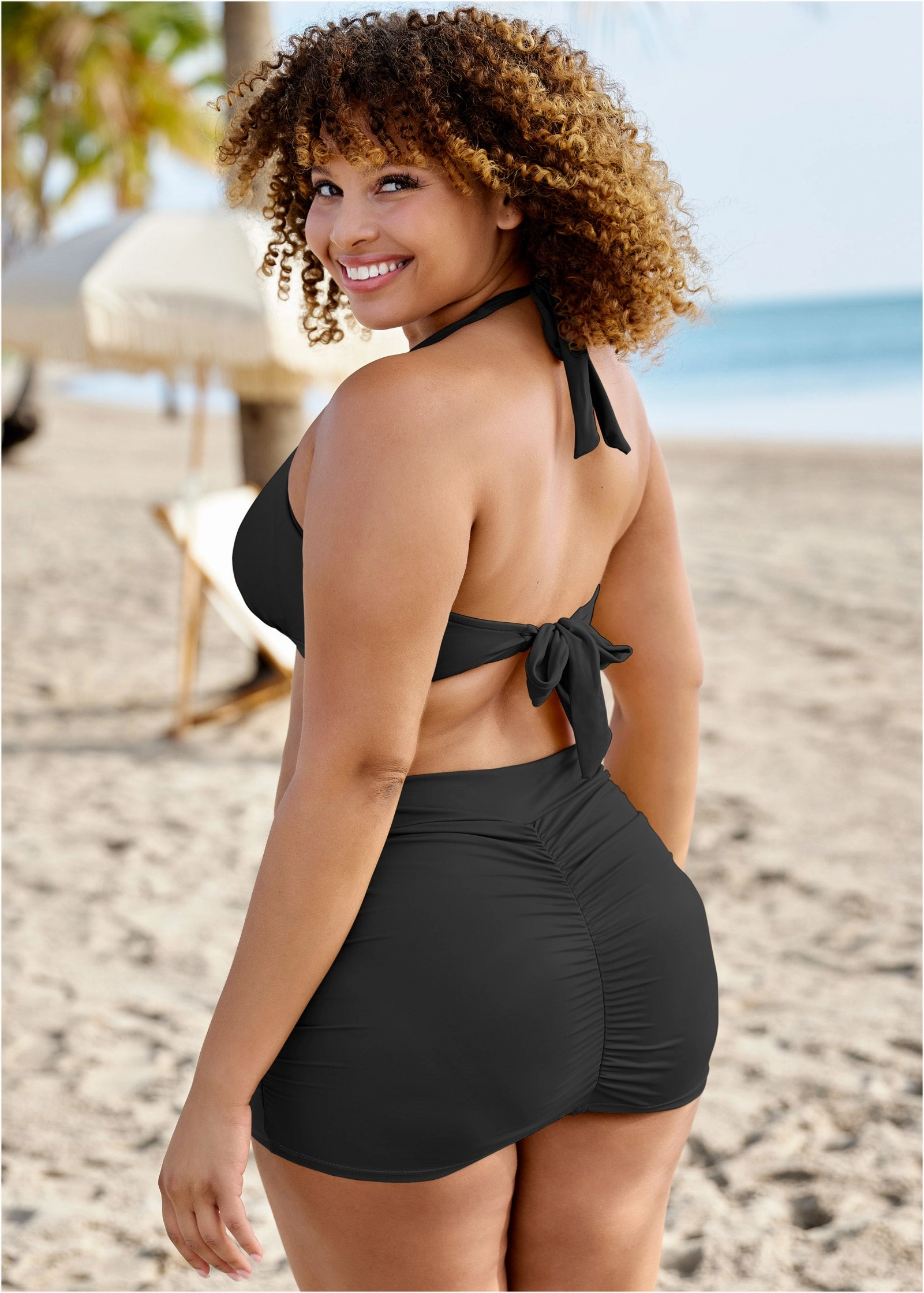 Sensational Swim Skirt - Black Beauty