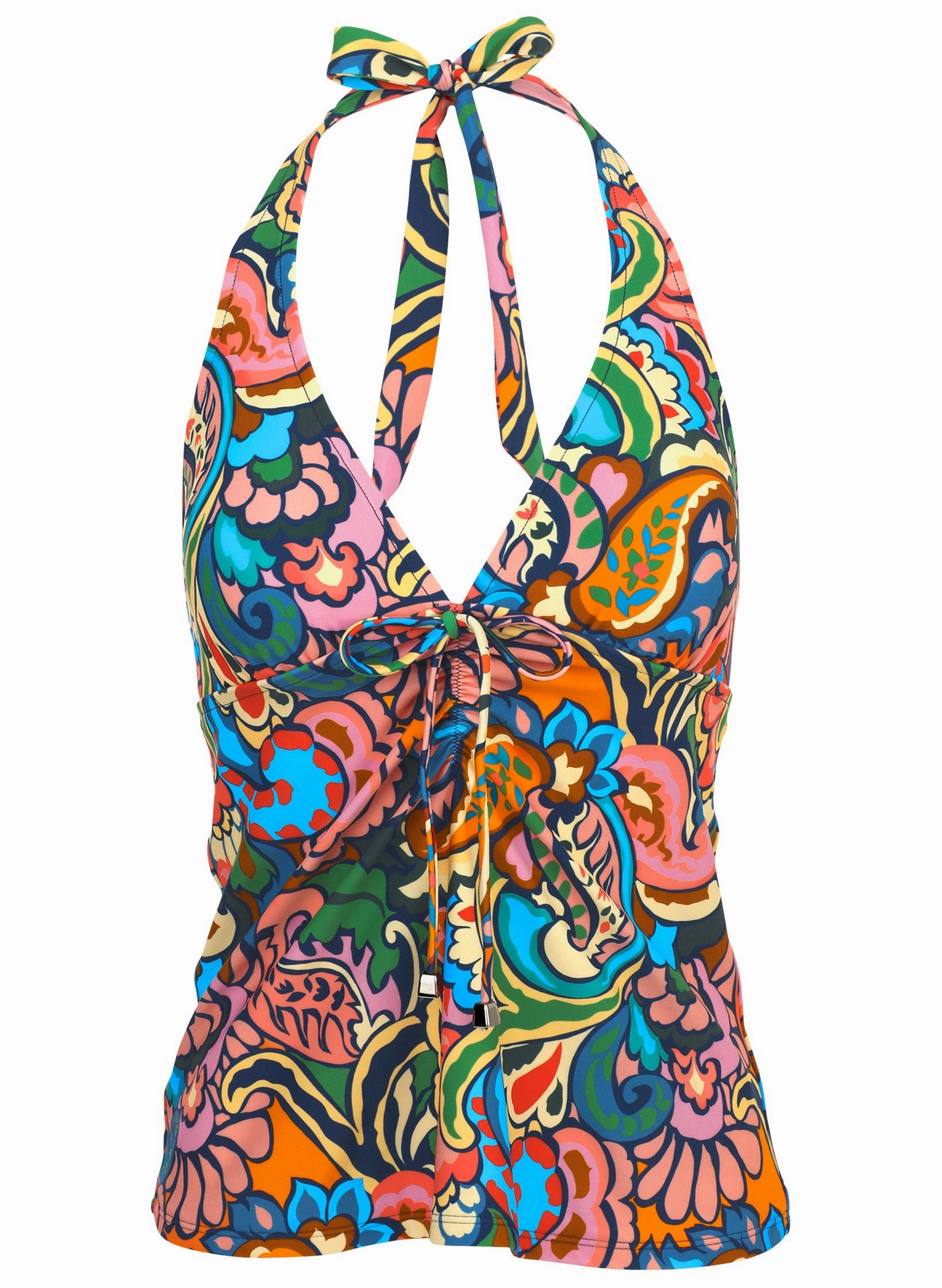 Sicily Halter Tankini - Fiesta Paisley