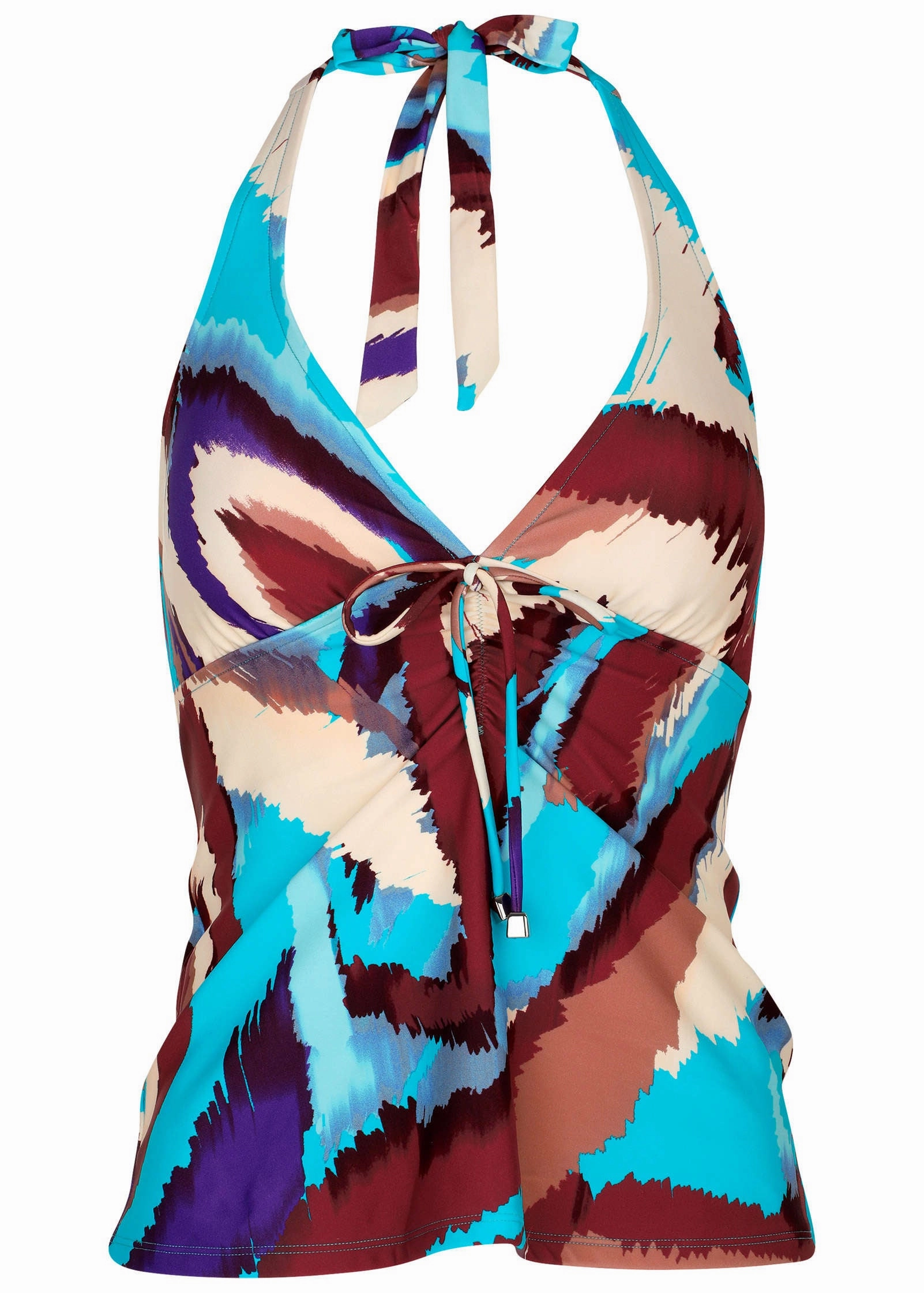 Sicily Halter Tankini - Ikat Flowers