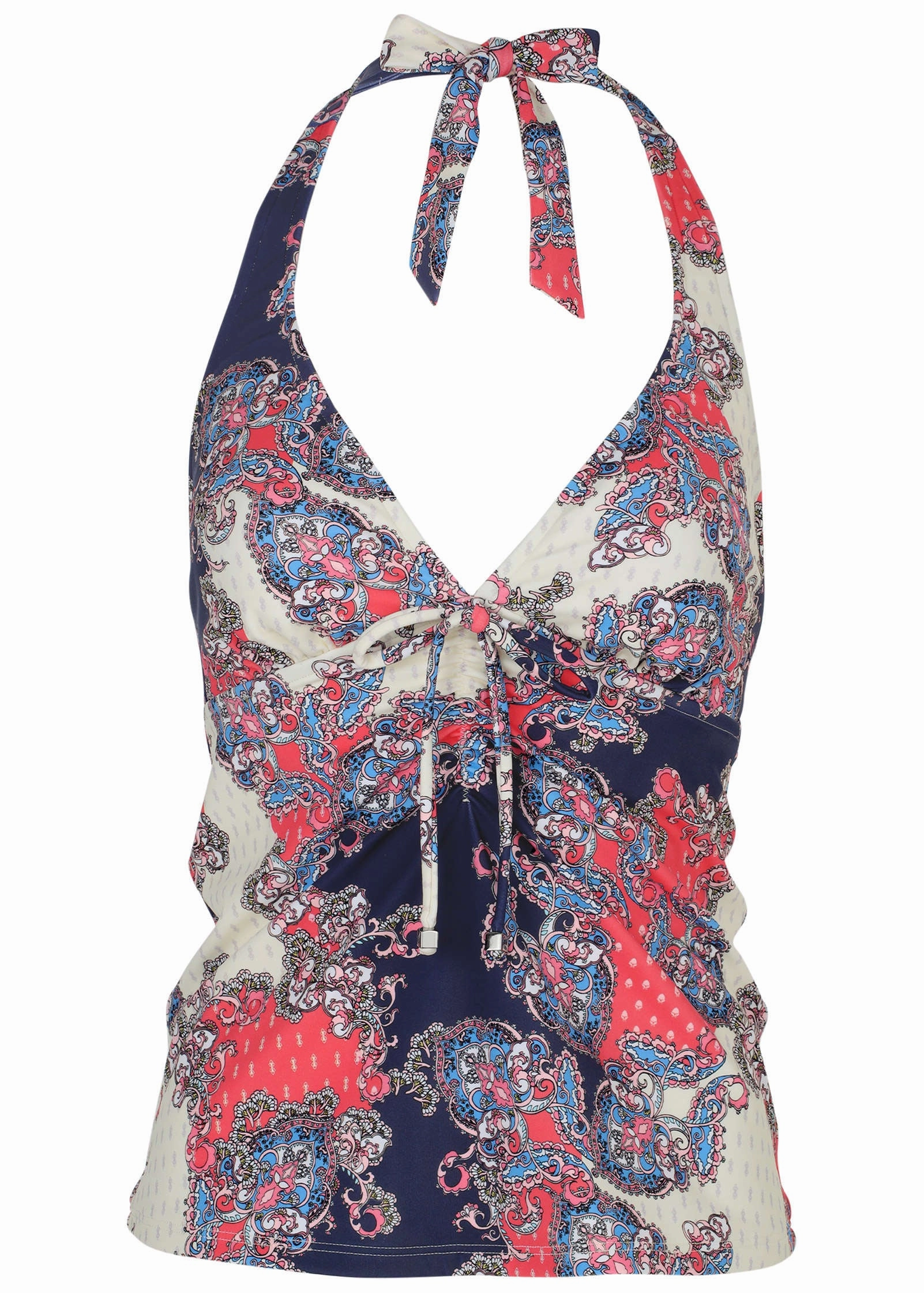 Sicily Halter Tankini - Paisley Foulard