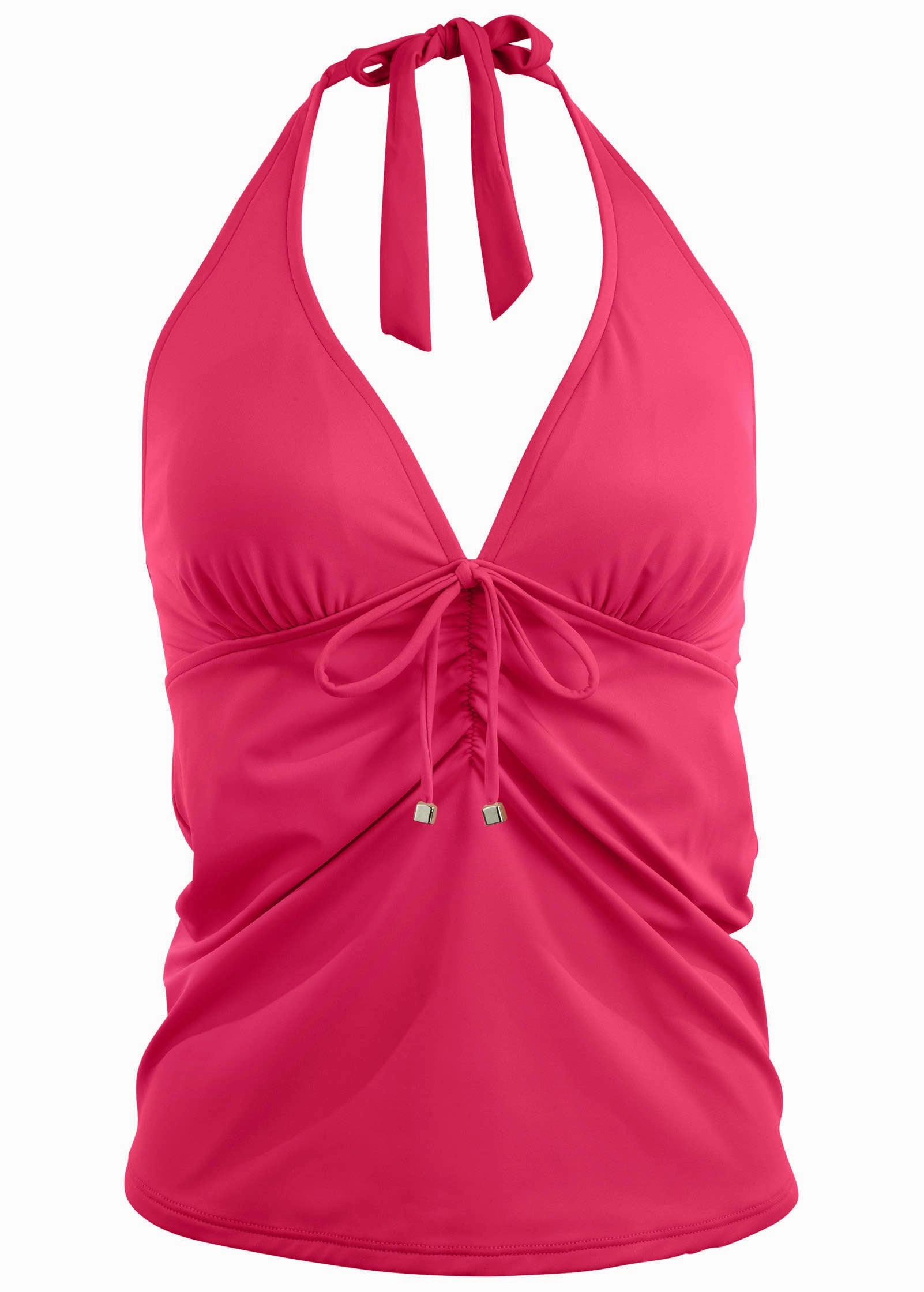 Sicily Halter Tankini - Raspberry