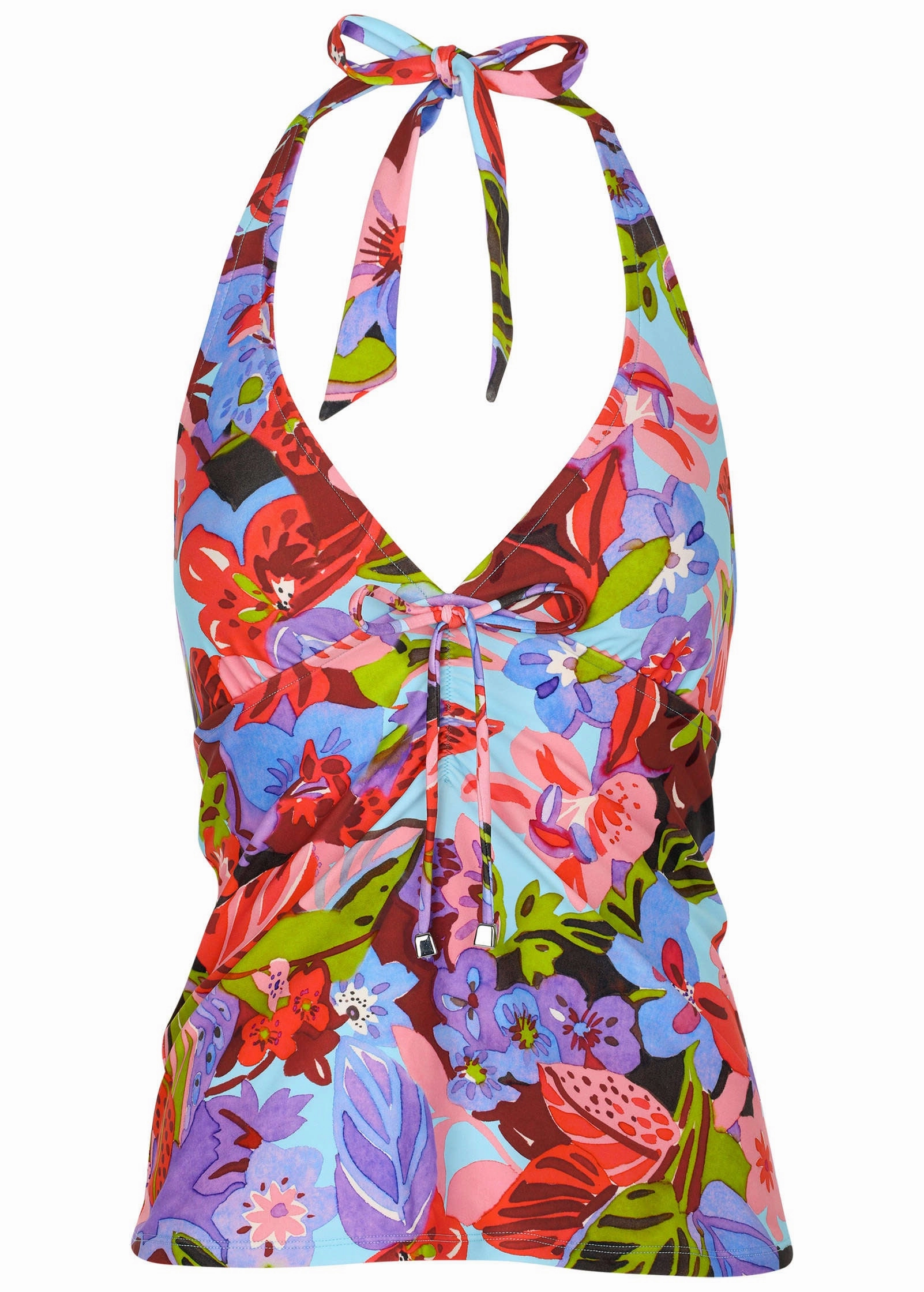 Sicily Halter Tankini - Strawberry Floral