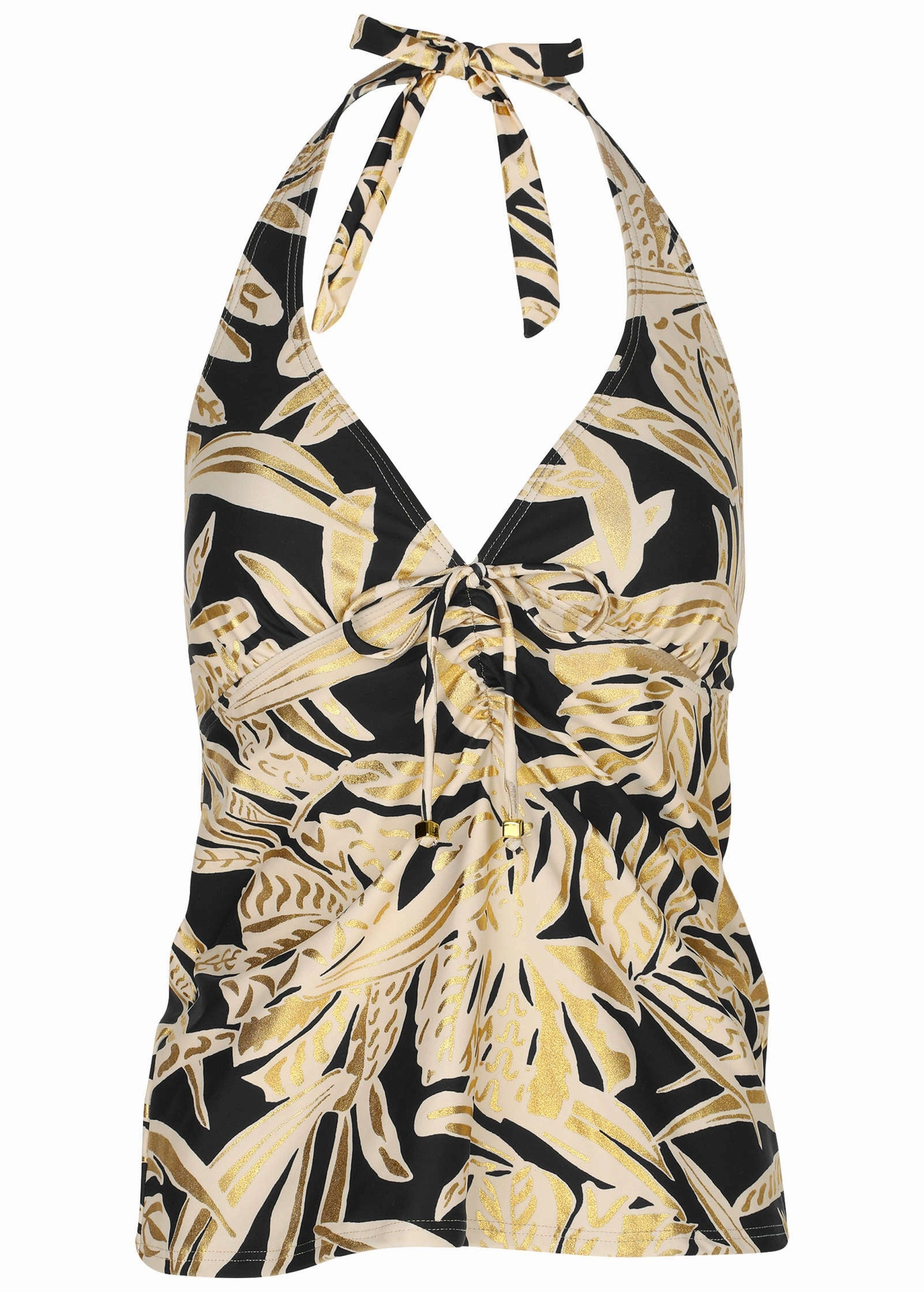 Sicily Halter Tankini - Tricolor Jungle