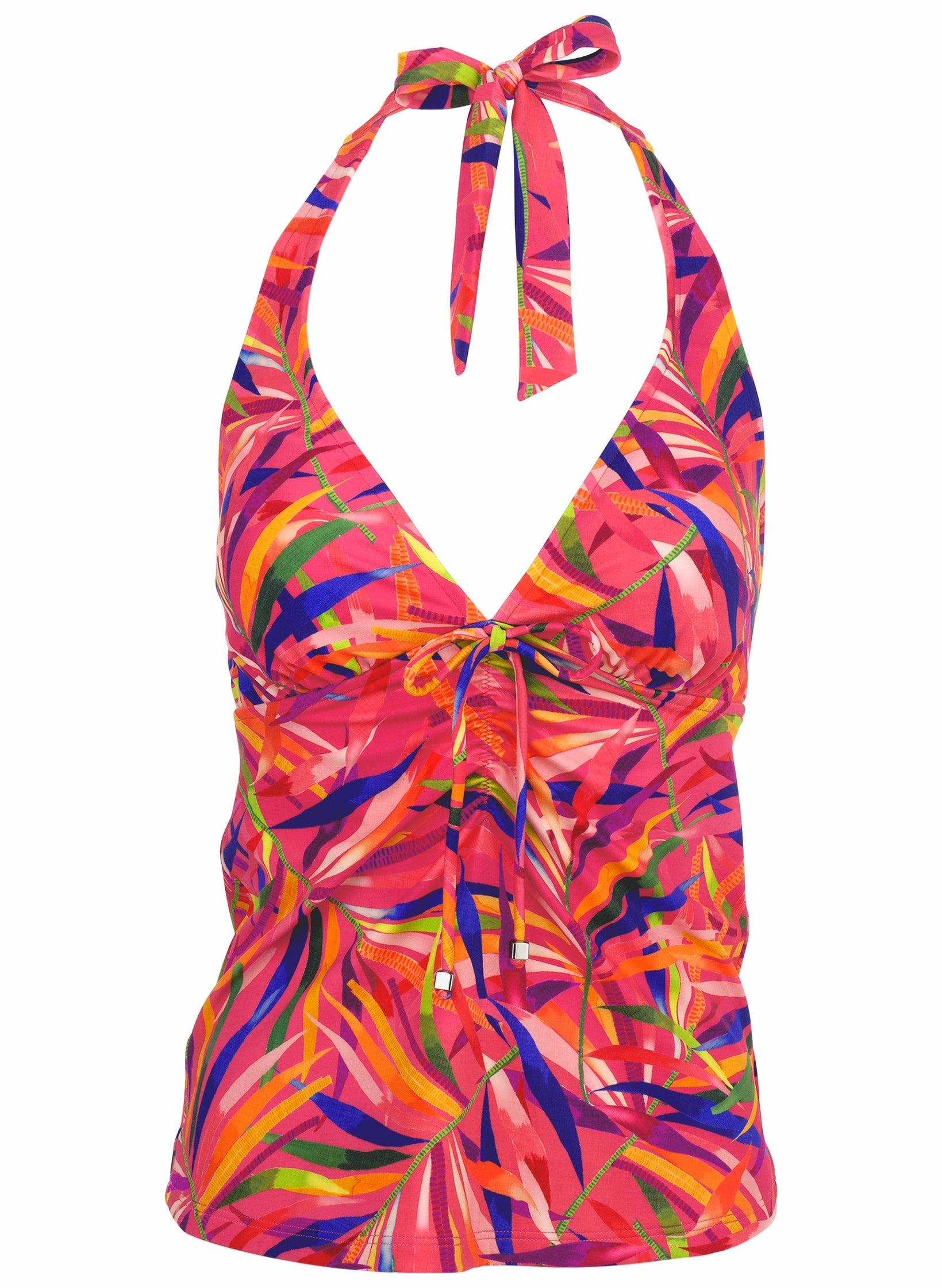 Sicily Halter Tankini - Tropical Jungle