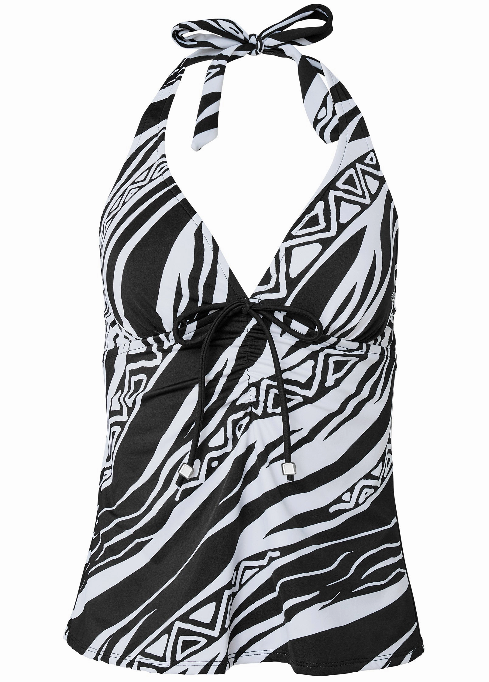 Sicily Halter Tankini Top - Deep Waves