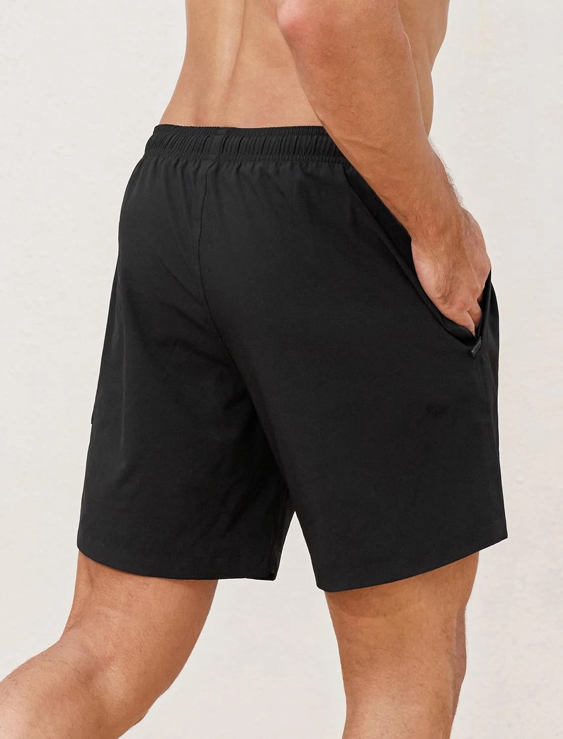 SILKWORLD Mens Swim Trunks 6" Quick Dry Bathing Suit Beach Swimming Shorts with Compression Liner and Zipper Pockets