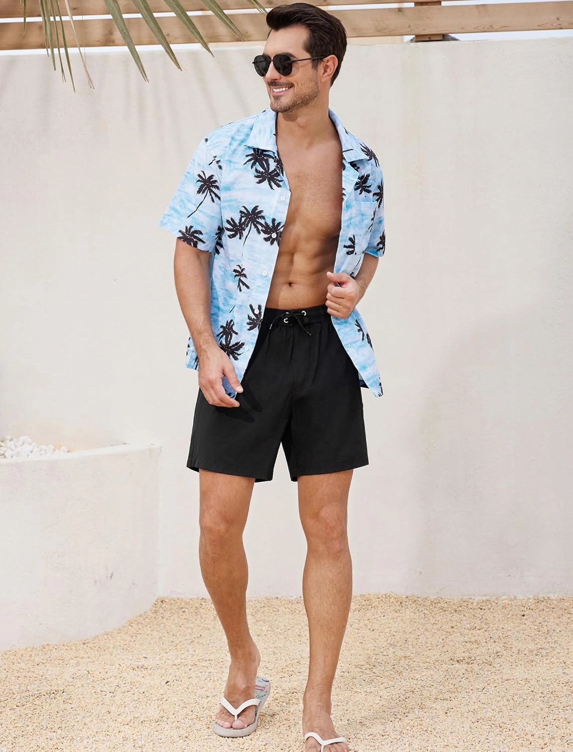 SILKWORLD Mens Swim Trunks 6" Quick Dry Bathing Suit Beach Swimming Shorts with Compression Liner and Zipper Pockets