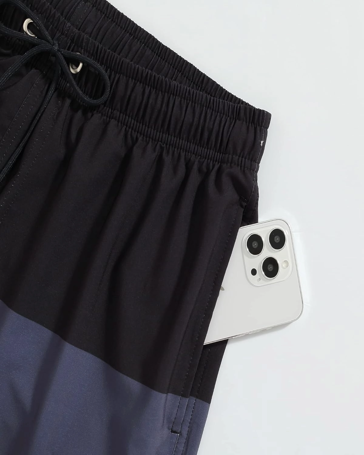 SILKWORLD Mens Swim Trunks Quick Dry Compression Liner 2 in 1 Shorts Men Swimsuit