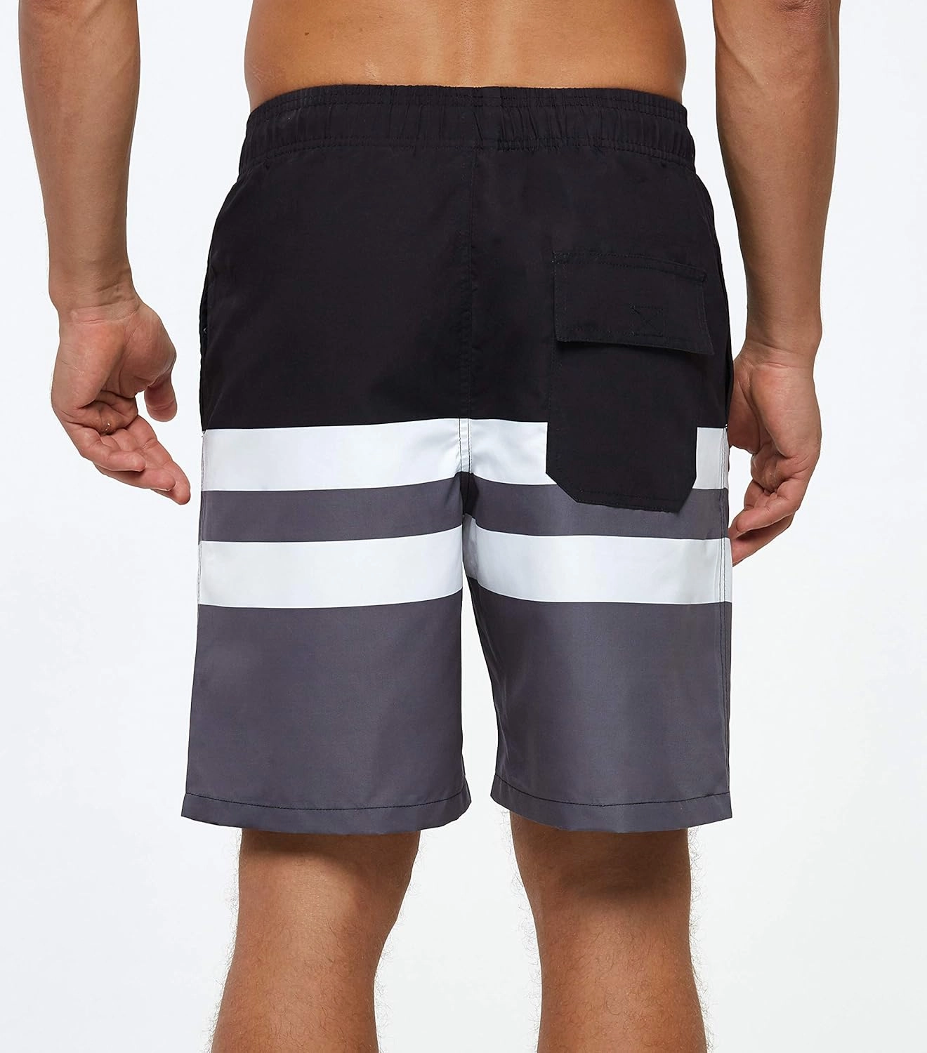 SILKWORLD Mens Swimming Shorts Quick Dry Beach Trunks Swimwear with Mesh Lining