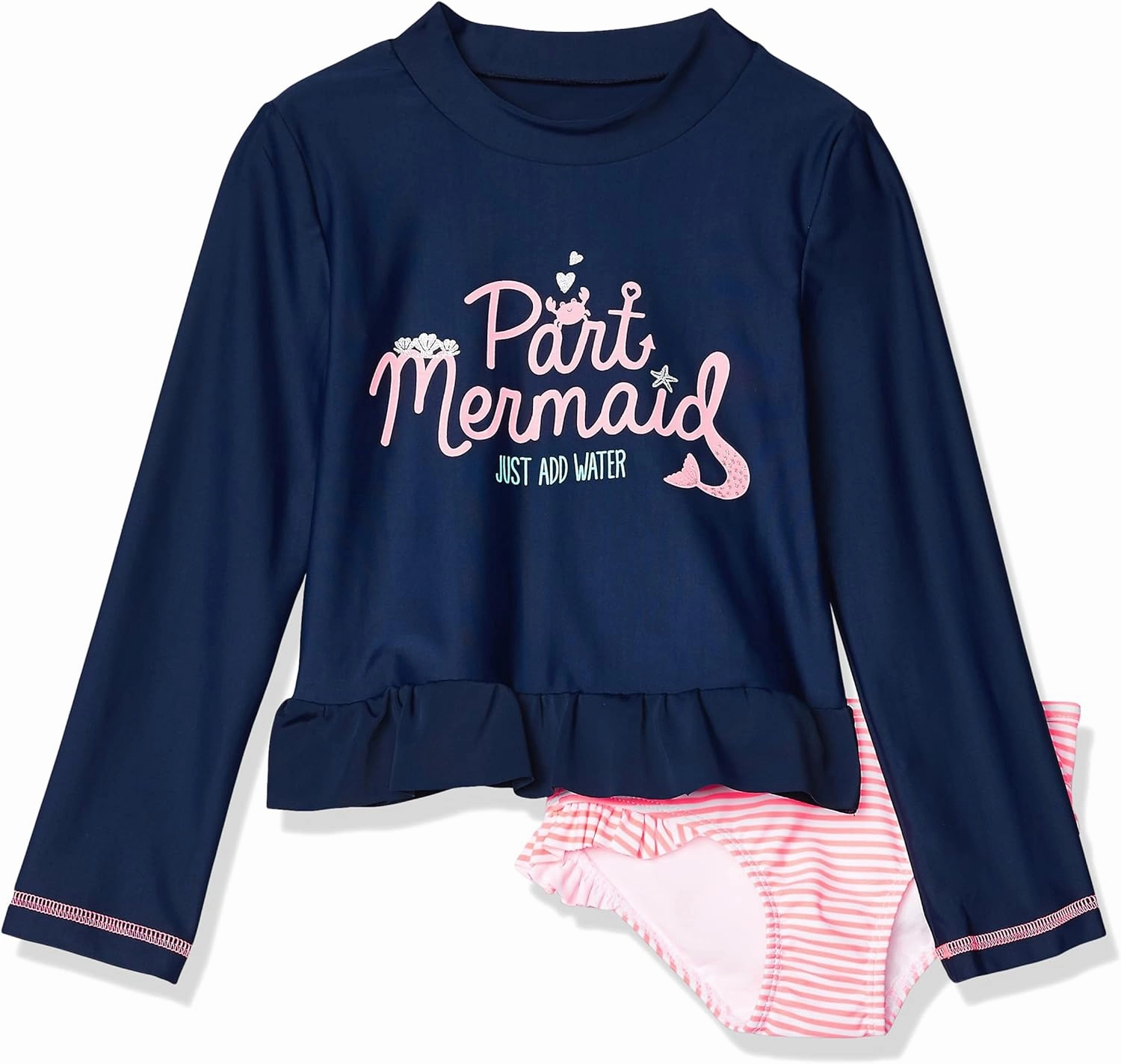 Simple Joys by Carter's Girls' 2-Piece Assorted Rashguard Sets