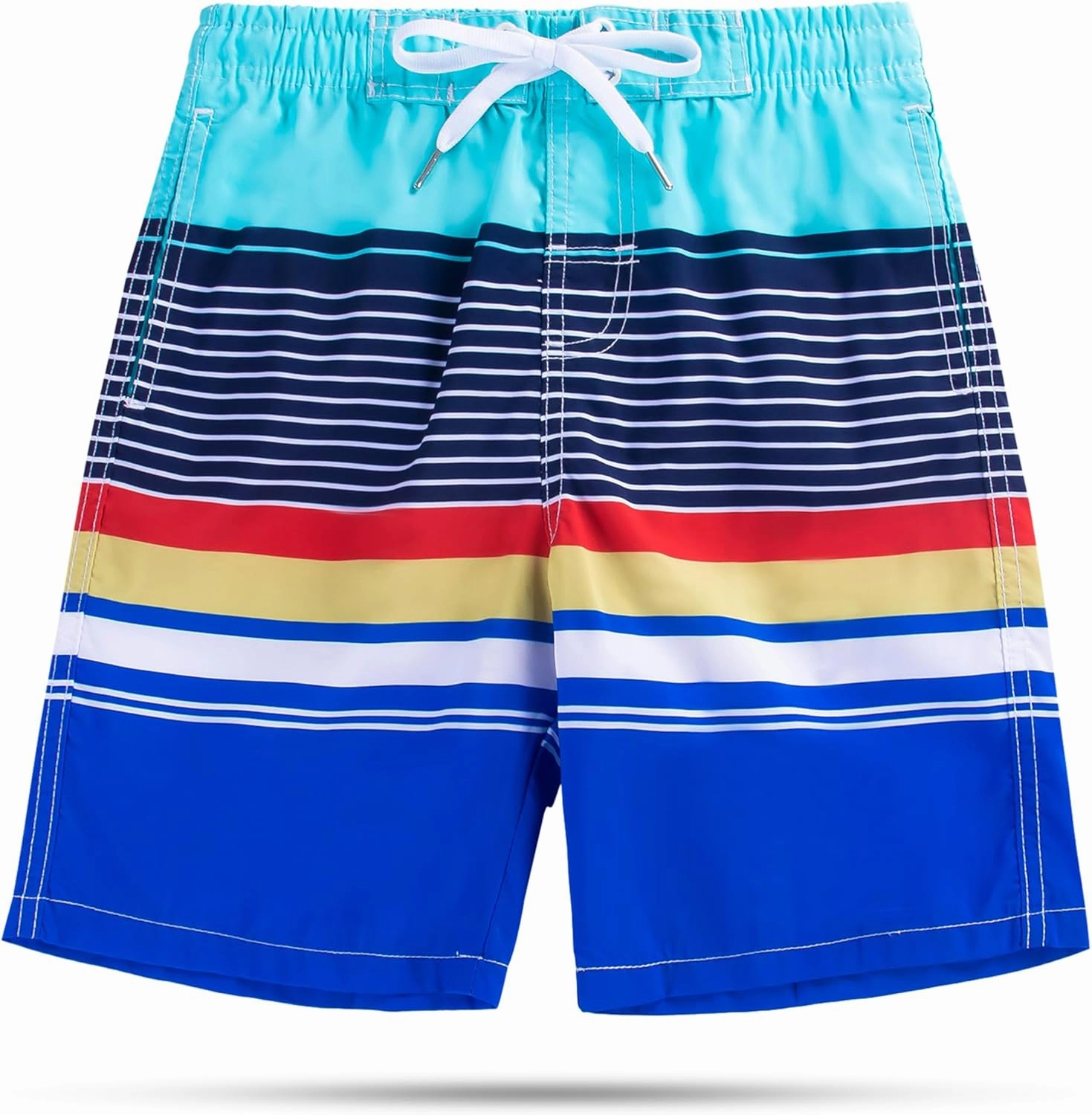 SIX ISLANDS Boys Swim Trunks - Quick-Dry, Comfortable, Ages 5/6 to 18/20 - Fun Patterns, Durable Design Boys Bathing Suit
