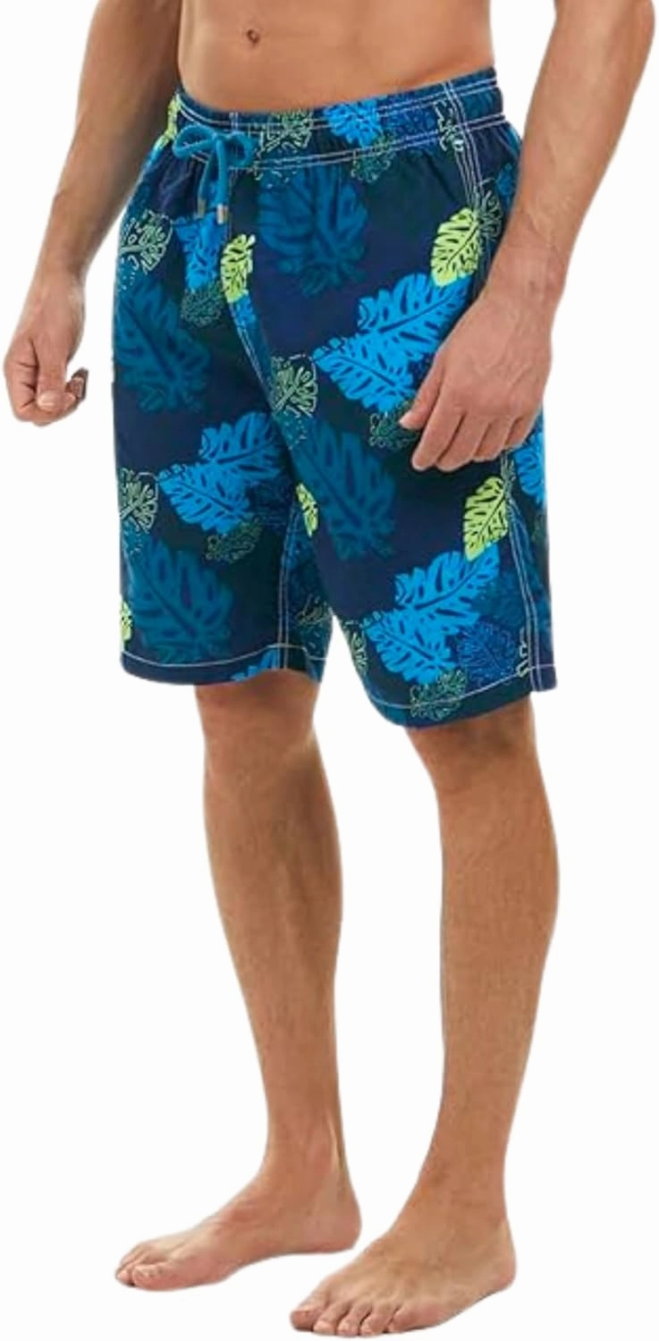 SIX ISLANDS Quick-Dry Swim Trunks - Comfortable Mens Boardshorts, 9" Inseam, Variety of Tropical & Classic Designs