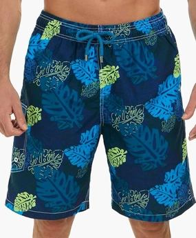 SIX ISLANDS Quick-Dry Swim Trunks - Comfortable Mens Boardshorts, 9" Inseam, Variety of Tropical & Classic Designs